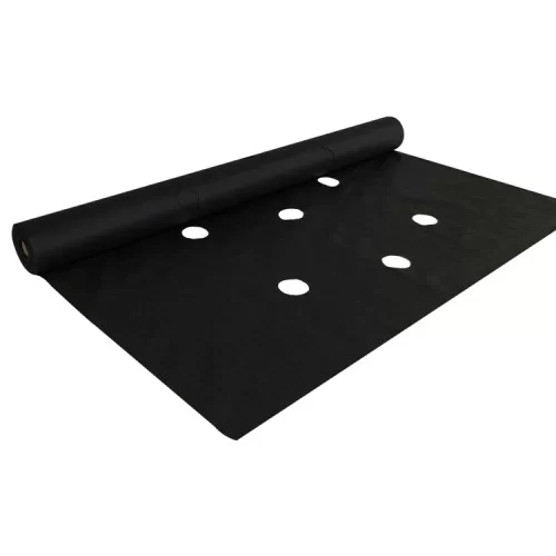 black agrofibre-500x500 Агроволокно чорне Agreen щільність 50 (1,6х100 м) з перфорацією 3 отвори